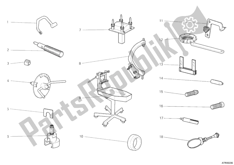 All parts for the Workshop Service Tools, Engine I of the Ducati Streetfighter USA 1100 2010